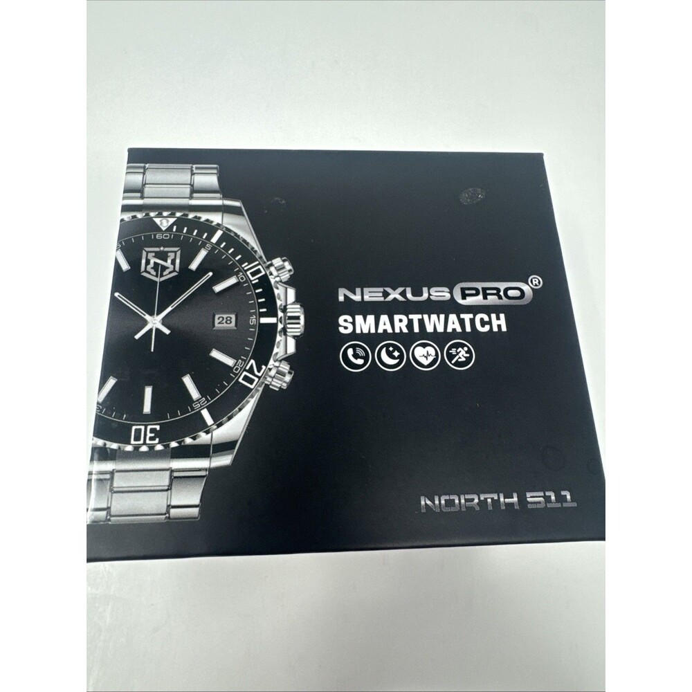 Nexus Pro Smartwatch North 511 Fitness Tracker Heart Rate Bluetooth Open Box New